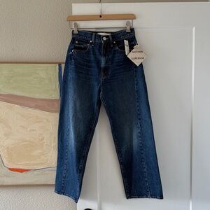 NWT MOTHER Superior Denim ‘Lil Half Pipe Ankle